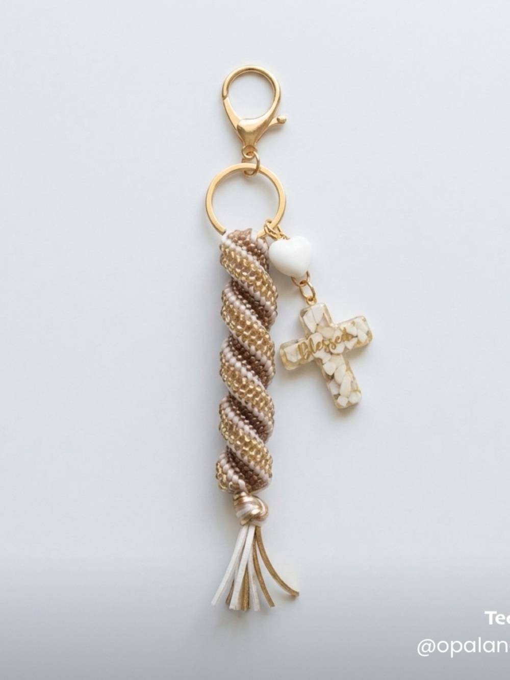 Ivory Blessings Keychain